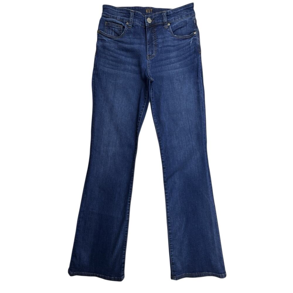 Kut From The Kloth Fab Ab Baby Bootcut Jeans Dark Wash High Rise 30X32.5 - Picture 1 of 13
